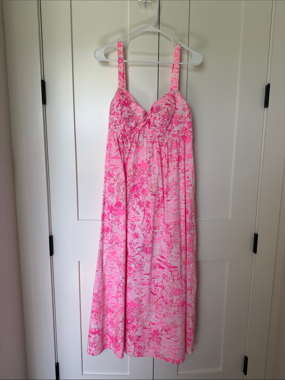 Lilly Pulitzer Pink Floral Maxi Sundress